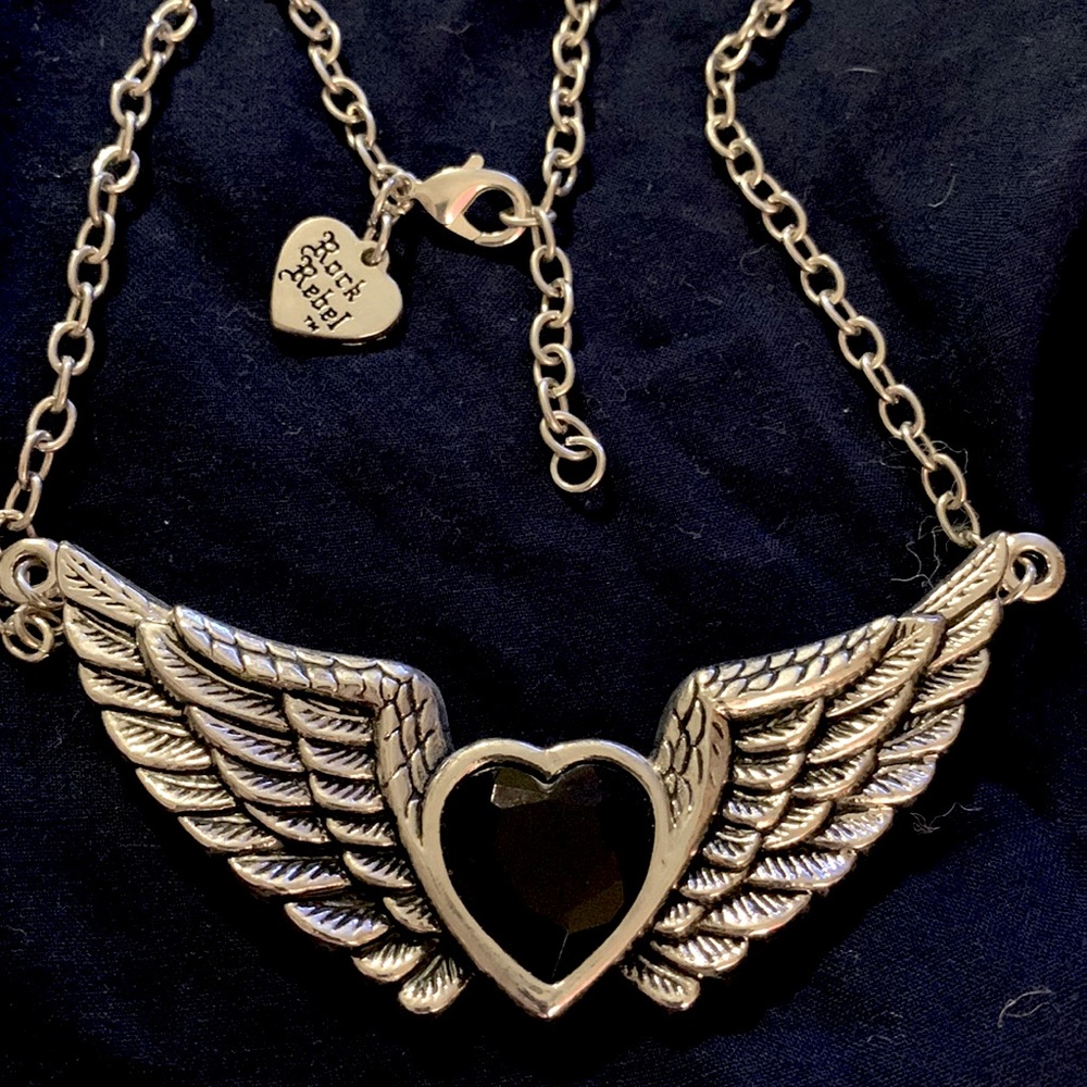 Never worn Rock Rebel necklace